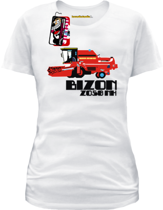 Kombajn rolniczy BIZON ZO58 NH - koszulka damska