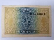 1/2 Marki Polskiej 1916 r. 9 Grudnia - Seria B