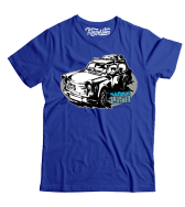 Trabant since 1958 Wakacje - koszulka męska niebieska