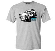 Trabant since 1958 Wakacje - koszulka męska melanżowa