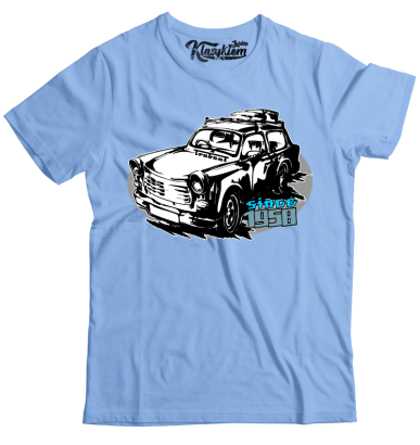 Trabant since 1958 Wakacje - koszulka męska