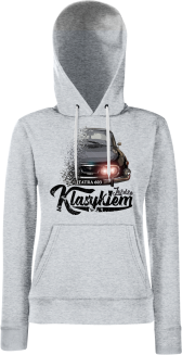 Jeżdżę klasykiem TATRA 603 - bluza damska z kapturem - 13