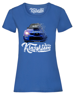 Jeżdżę klasykiem Subaru Impreza WRX - koszulka damska - 2