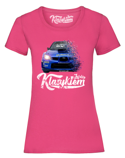 Jeżdżę klasykiem Subaru Impreza WRX - koszulka damska - 9