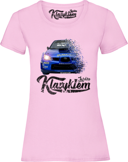 Jeżdżę klasykiem Subaru Impreza WRX - koszulka damska - 3