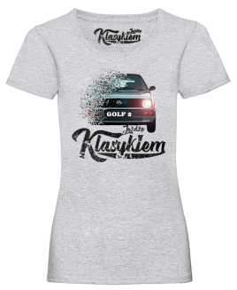 Jeżdżę klasykiem GOLF 2 - top damski melanż 