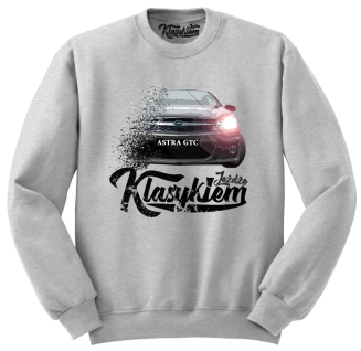 Jeżdżę Klasykiem OPEL Astra GTC - bluza męska standard melanżowa