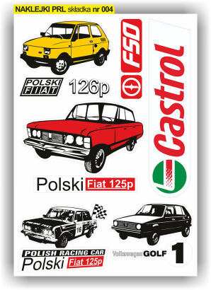 Naklejki PRL składka nr 004