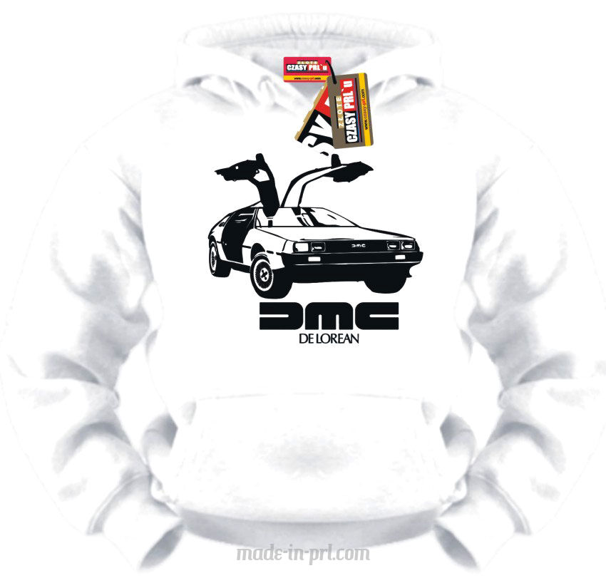 DMC de Lorean - Bluza męska z kapturem
