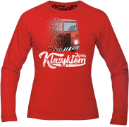 Jeżdżę Klasykiem Star Auto - longsleeve męski czerwony