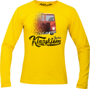 Jeżdżę Klasykiem Star Auto - longsleeve męski żółty