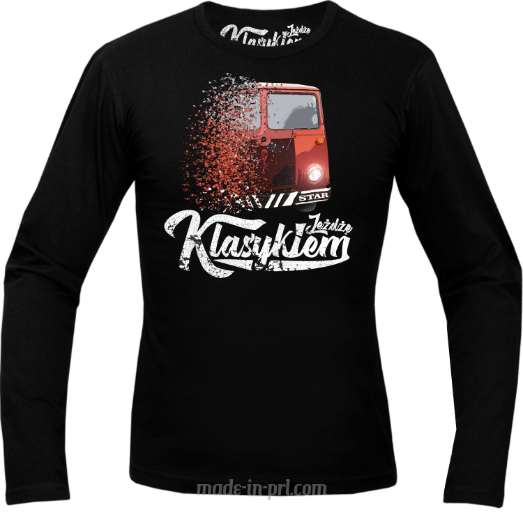 Jeżdżę Klasykiem Star Auto - longsleeve męski czarne