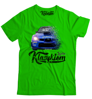 Jeżdżę klasykiem Subaru Impreza WRX - koszulka męska - 12