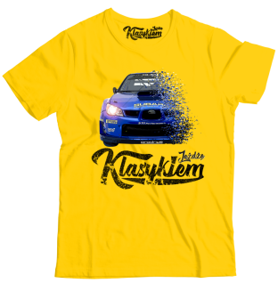 Jeżdżę klasykiem Subaru Impreza WRX - koszulka męska - 17