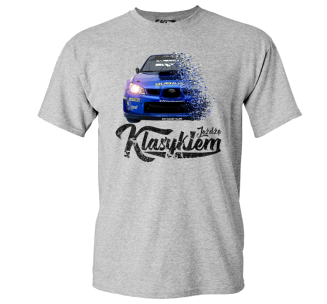 Jeżdżę klasykiem Subaru Impreza WRX - koszulka męska - 18