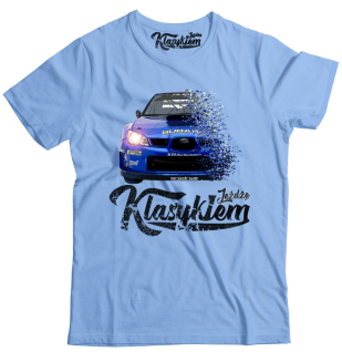 Jeżdżę klasykiem Subaru Impreza WRX - koszulka męska - 4