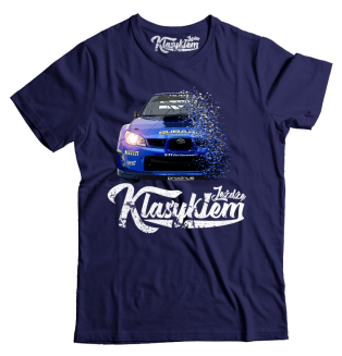 Jeżdżę klasykiem Subaru Impreza WRX - koszulka męska - 3