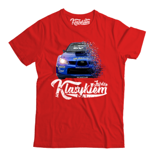 Jeżdżę klasykiem Subaru Impreza WRX - koszulka męska - 6
