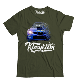 Jeżdżę klasykiem Subaru Impreza WRX - koszulka męska - 7