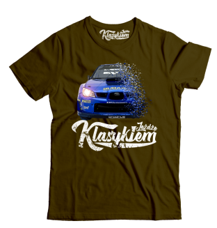 Jeżdżę klasykiem Subaru Impreza WRX - koszulka męska - 8