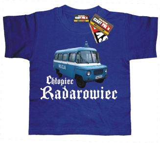 Chłopiec Radarowiec - Milicja - koszulka dziecięca - 11
