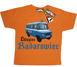 Chłopiec Radarowiec - Milicja - koszulka dziecięca - 5