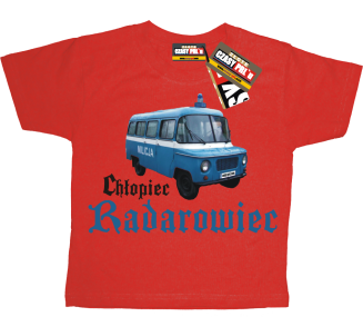 Chłopiec Radarowiec - Milicja - koszulka dziecięca - 6