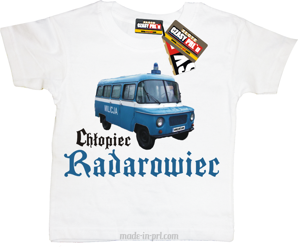 Chłopiec Radarowiec - Milicja - koszulka dziecięca