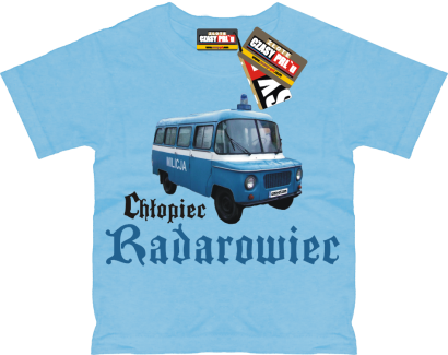 Chłopiec Radarowiec - Milicja - koszulka dziecięca