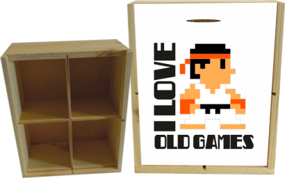 I LOVE OLD GAMES - Skrzynka ozdobna 