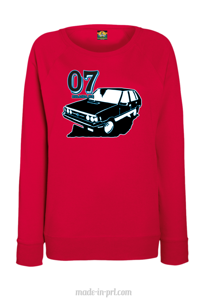 07 zgłasza się Polonez Borewicz Wektor - bluza damska standard czerwona