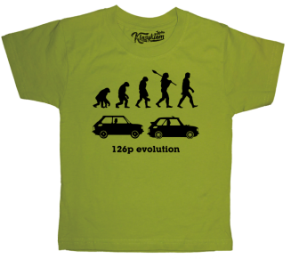 126p Evolution - koszulka dziecięca kiwi
