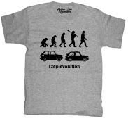 126p Evolution - koszulka dziecięca melanżowa