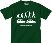 126p Evolution - koszulka dziecięca butelkowa