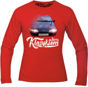 Jeżdżę Klasykiem DAEWOO Espero - longsleeve męski czerwony