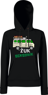 Żuk Ogrodnik Wektor - bluza damska z kapturem czarna