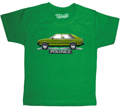 Polonez zielony Klasyczny Bok - koszulka dziecięca