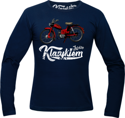 Jeżdżę klasykiem Motorynka Komar - longsleeve męski