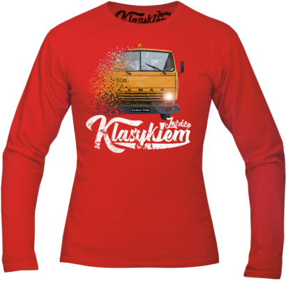 Jeżdżę klasykiem Kamaz 5320 - longsleeve męski