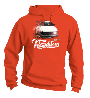 Jeżdżę klasykiem Moskvich 2141 -  bluza męska z kapturem 