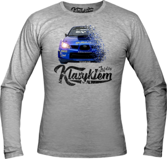 Jeżdżę klasykiem Subaru Impreza WRX - longsleeve męski - 6