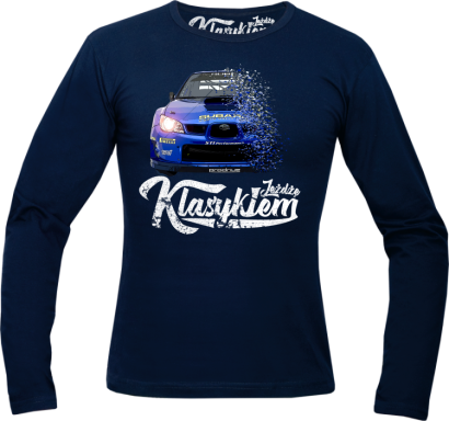 Jeżdżę klasykiem Subaru Impreza WRX - longsleeve męski