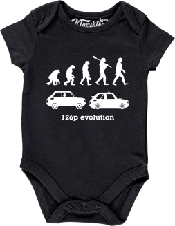 126p Evolution - body dziecięce czarne