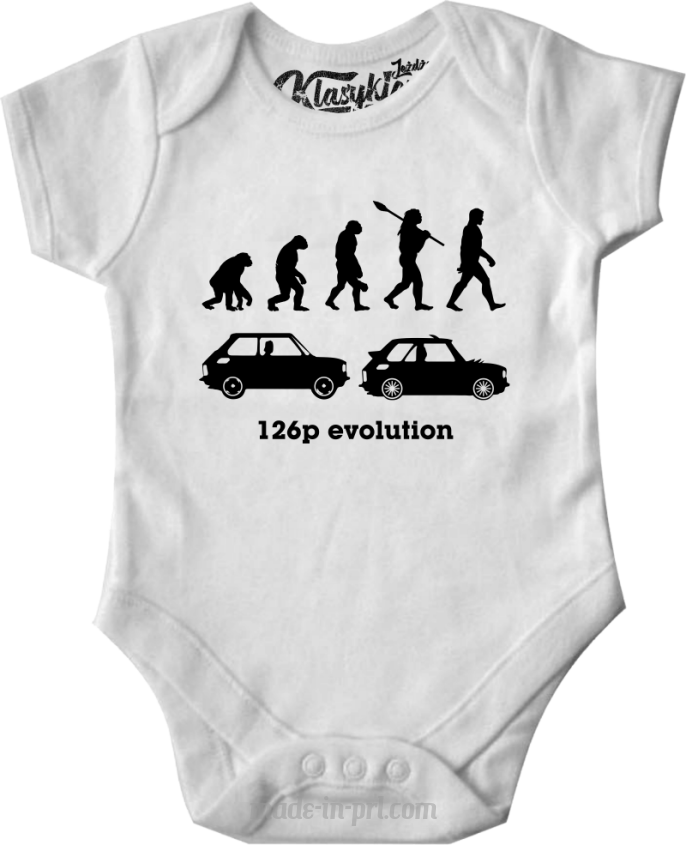 126p Evolution - body dziecięce białe