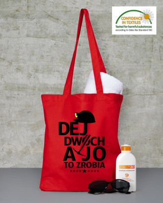 Dej dwóch a jo to zrobia - torba zakupowa bawełniana