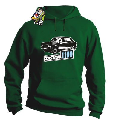 Zastava 1100 - Bluza męska z kapturem