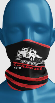 Trabant Racing Car  - Komin Buffy Unisize 50x25cm