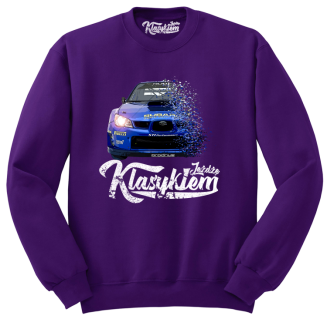 Jeżdżę klasykiem Subaru Impreza WRX - bluza męska standard - 11