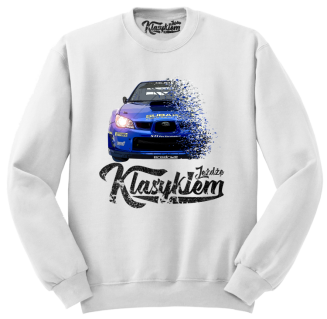 Jeżdżę klasykiem Subaru Impreza WRX - bluza męska standard - 14