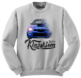 Jeżdżę klasykiem Subaru Impreza WRX - bluza męska standard - 4